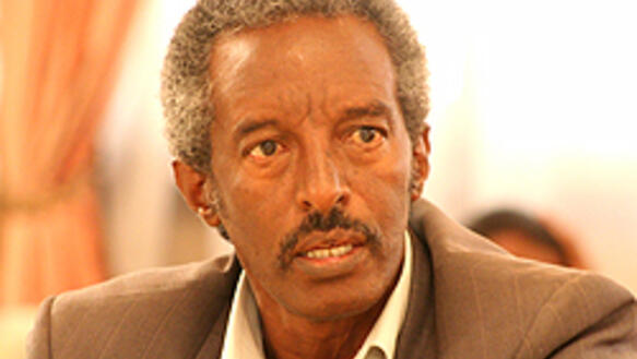 Porträt des ehemaligen eritreischen Finanzministers Berhane Abrehe