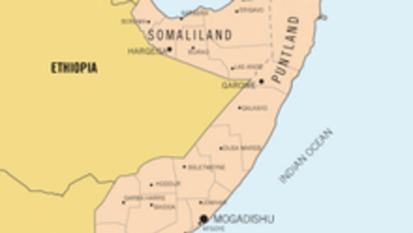 Karte von Somalia